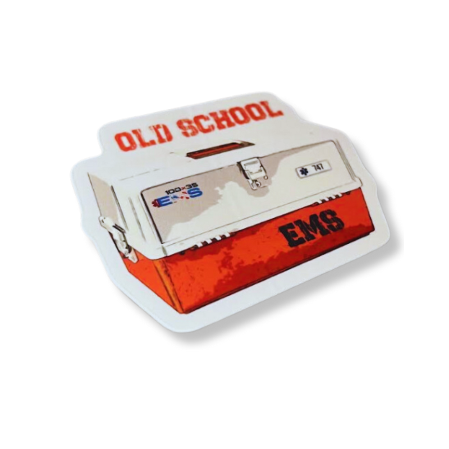 Set de (3) Stickers 100x35EMS "Old School"