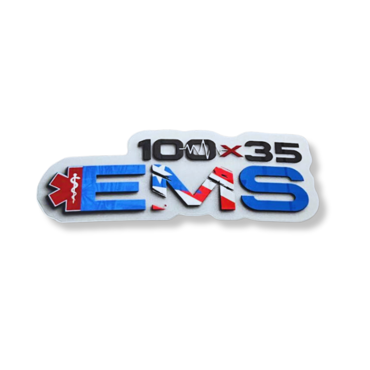 Set de (3) Stickers 100x35EMS "Old School"