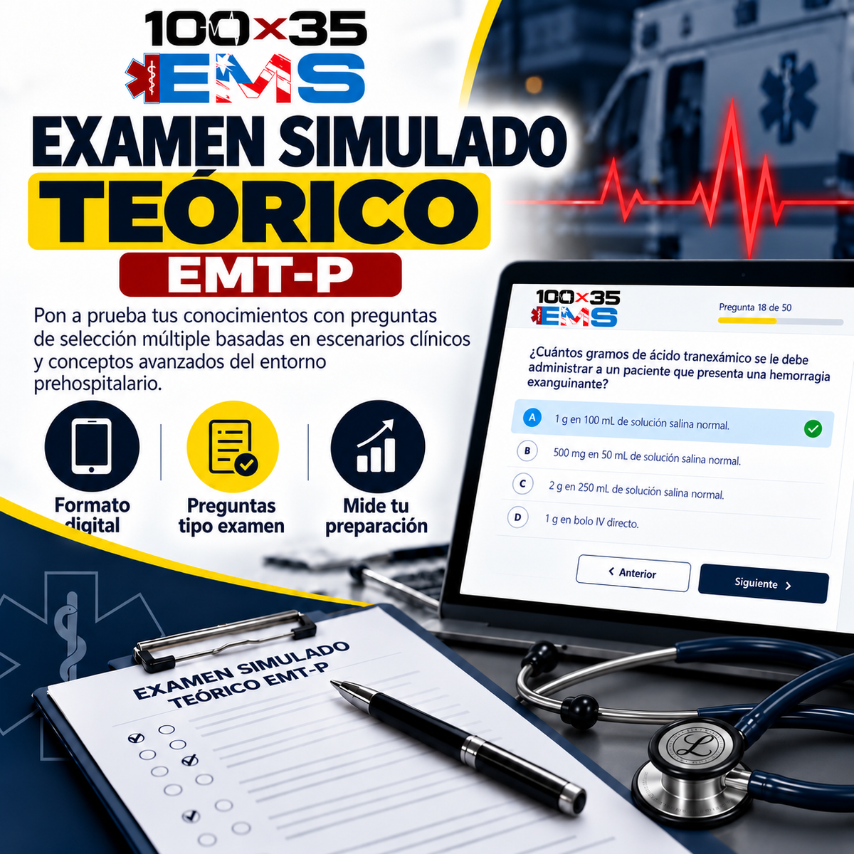 Examen Teórico Simulado TEM-P